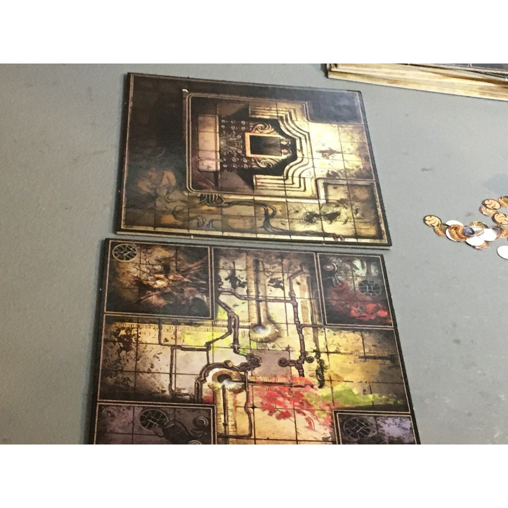 A32713 RACKHAM CONFRONTATION BIG MARKERS TOKENS TILES LOT TABLETOP