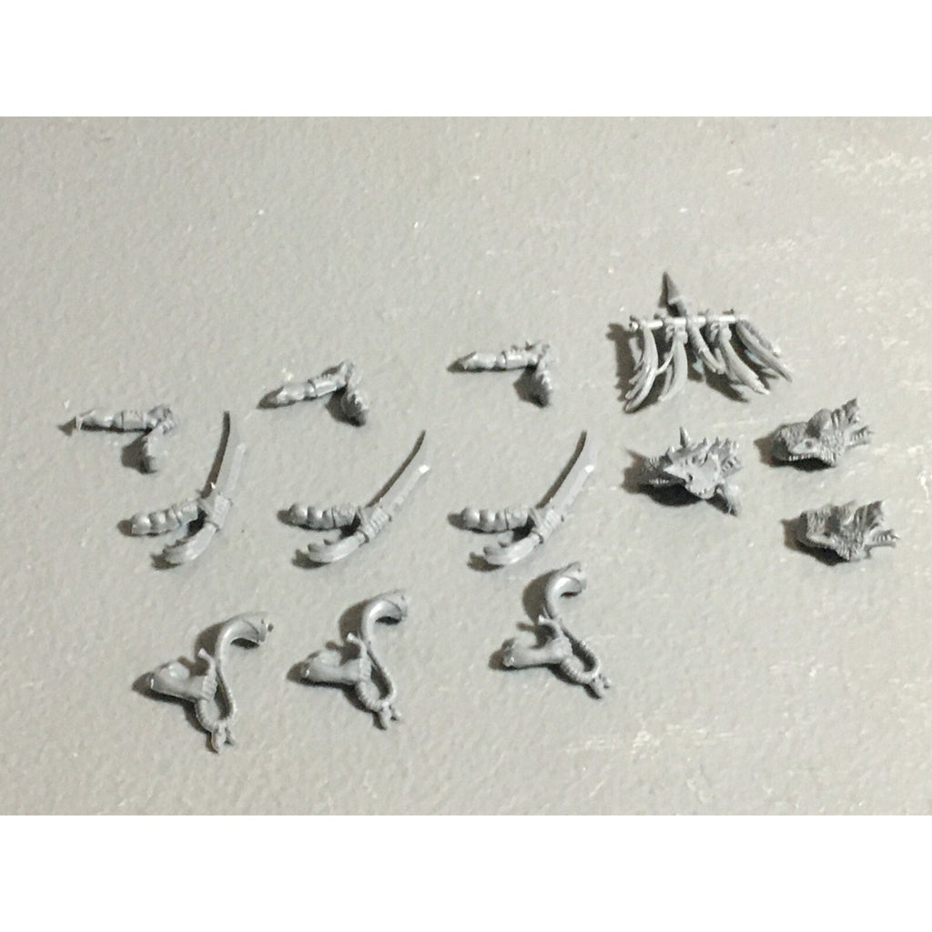 A22629 WARHAMMER FANTASY ORCS & GOBLINS BITS LOT GOBLIN WOLF RIDER ARMS GW