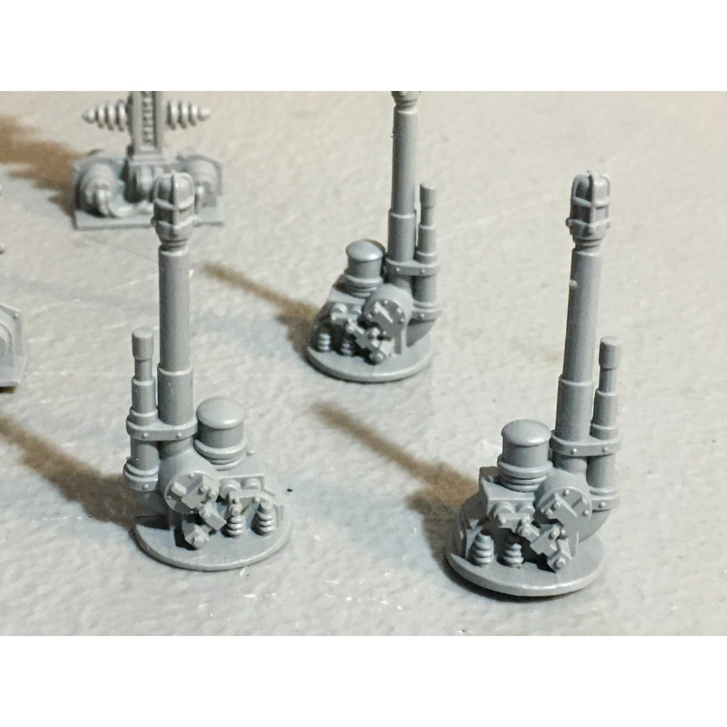 A24507 WARHAMMER 40K SPACE MARINES ENERGY PYLONS 6X + 3 TELEPORT BEACONS GW