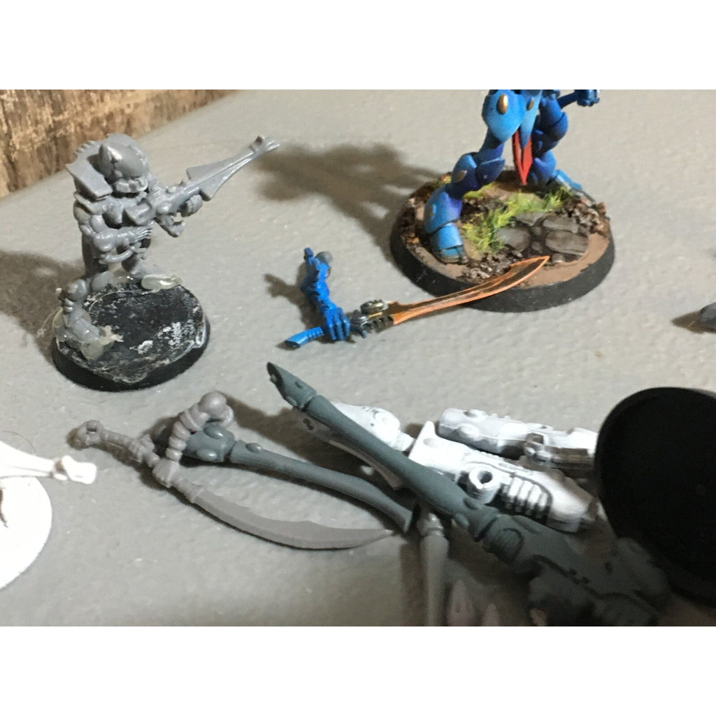 A20100 WARHAMMER 40K ELDAR CRAFTWORLDS BITS LOT CANNON TURRET GUARDIAN WRAITH