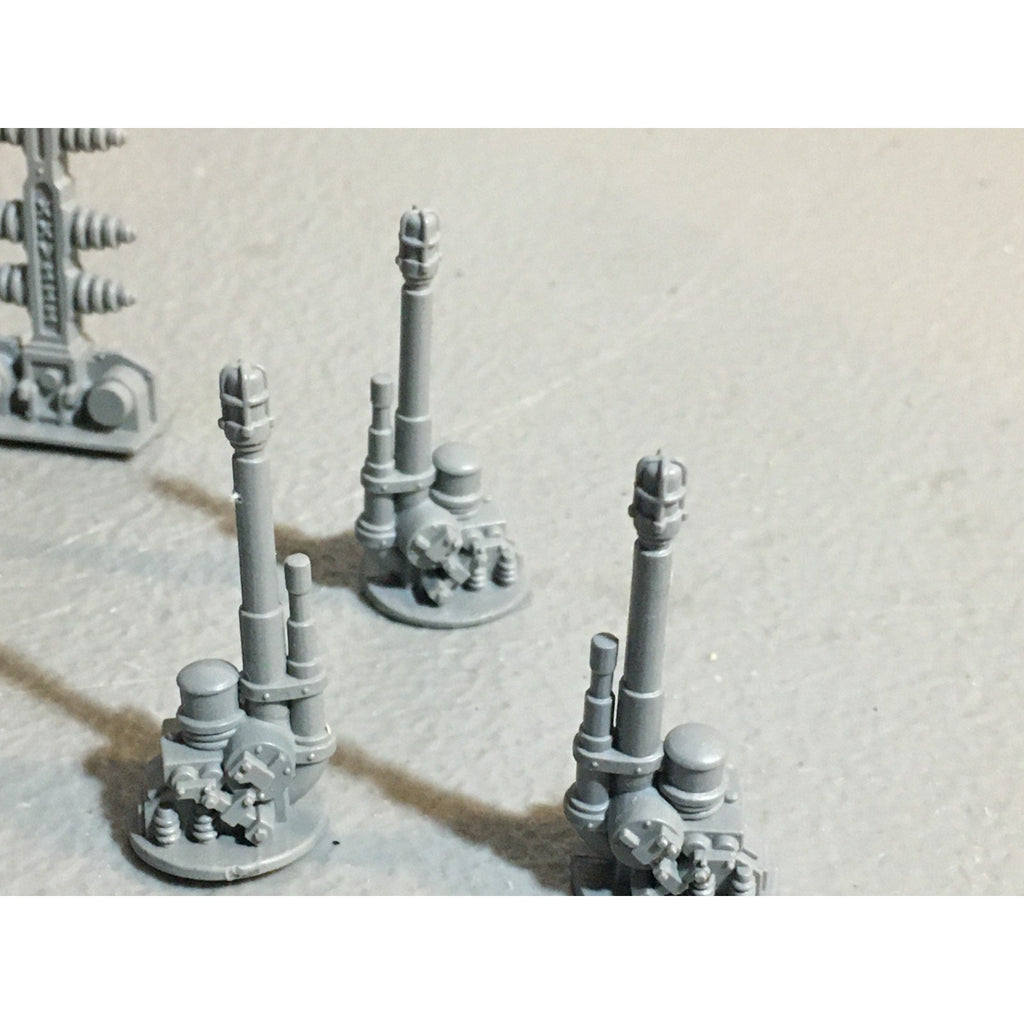 A24507 WARHAMMER 40K SPACE MARINES ENERGY PYLONS 6X + 3 TELEPORT BEACONS GW
