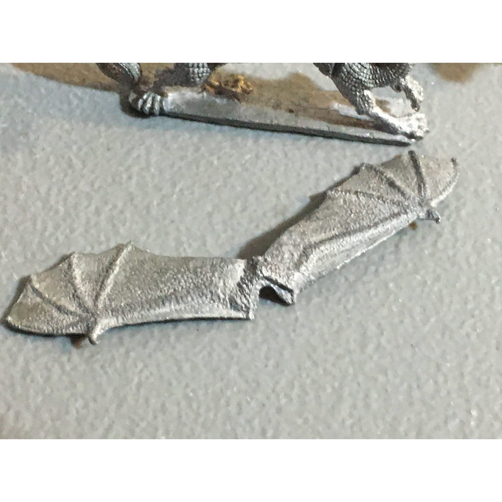 A34030 UNKNOWN METAL MINIATURES DRAGON & RIDING LIZARD TABLETOP RPG