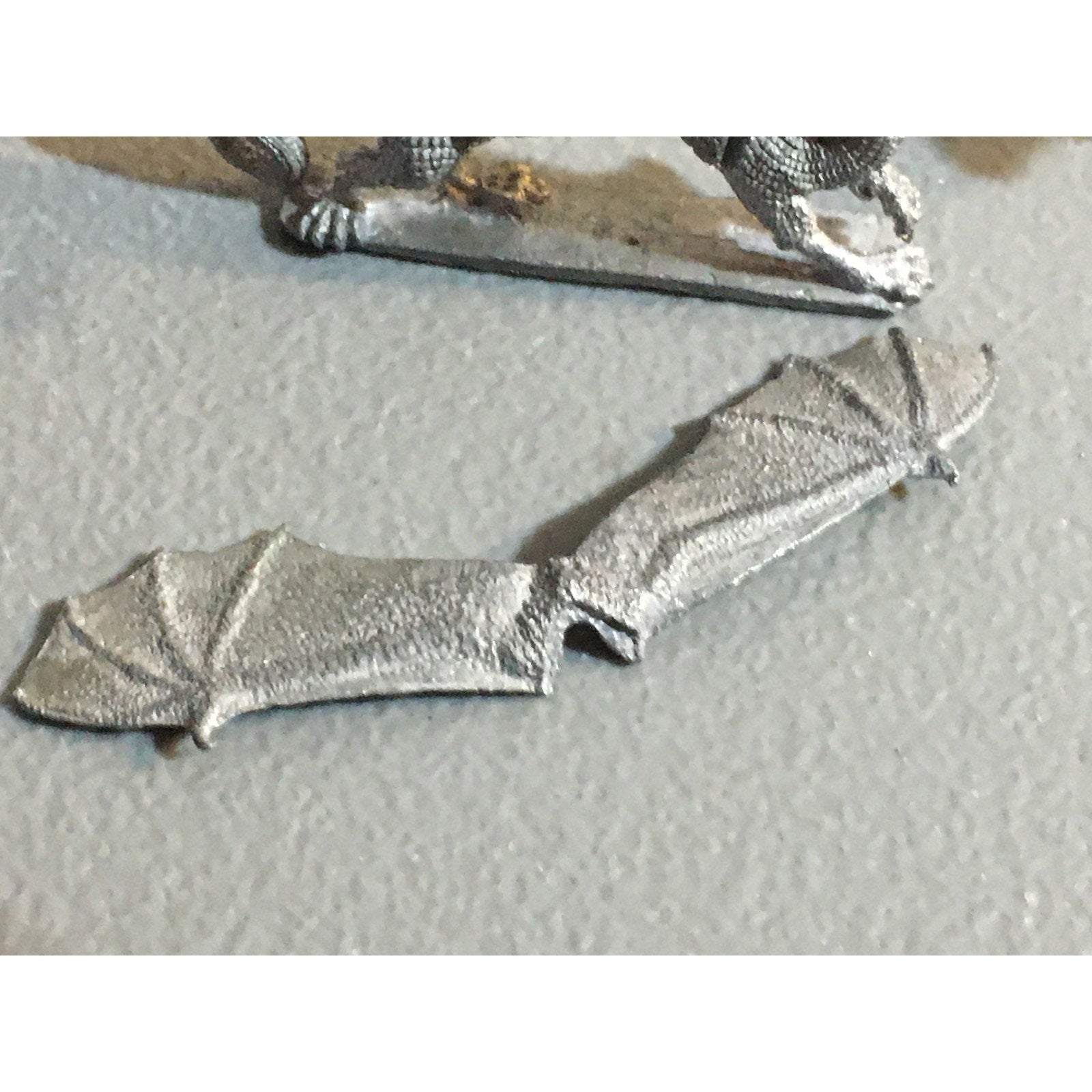 A34030 UNKNOWN METAL MINIATURES DRAGON & RIDING LIZARD TABLETOP RPG