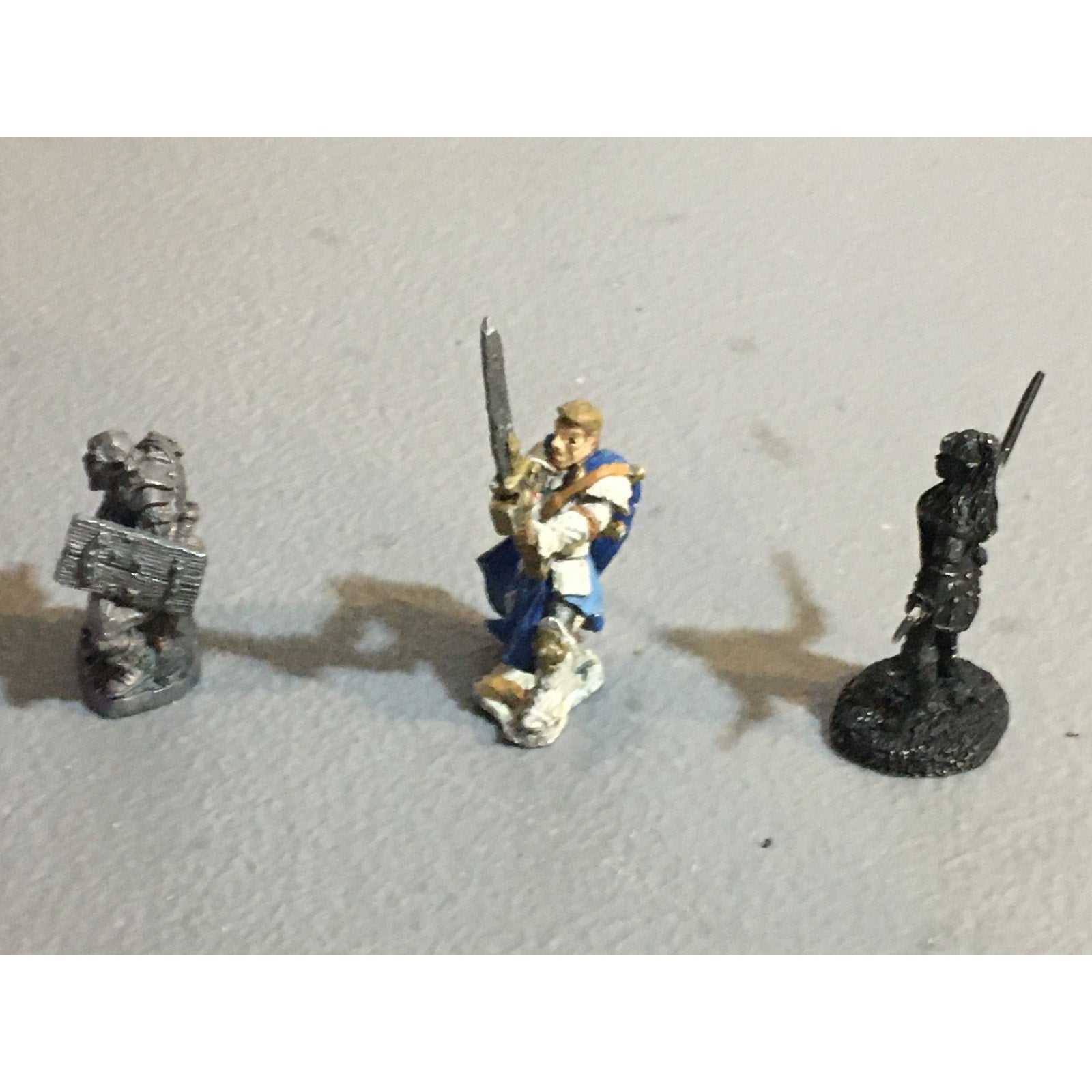 A29789 METAL MINIATURES LOT RMI UNKOWN ORC WARRIOR HUMAN KNIGHT ELF RANGER