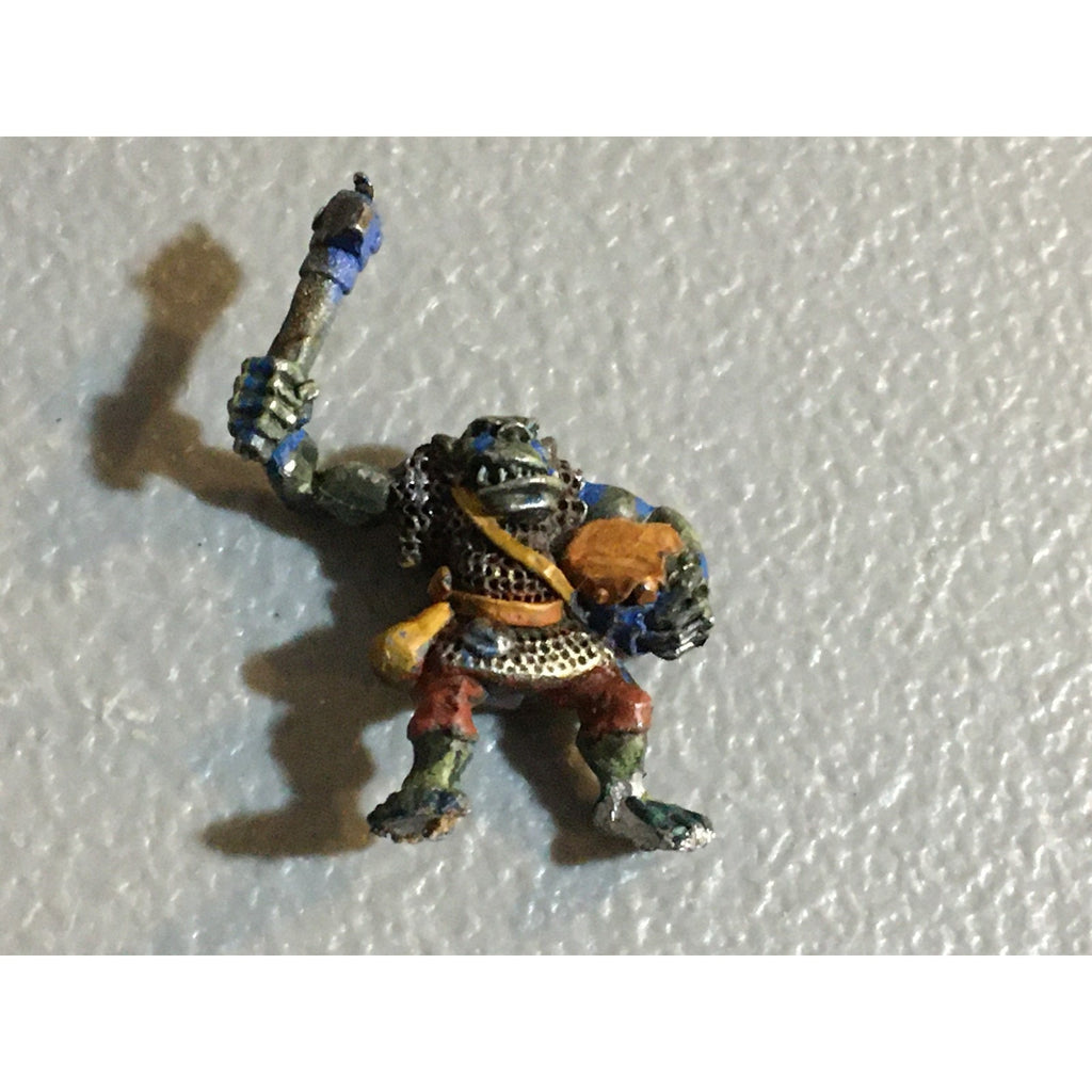 A32478 WARHAMMER FANTASY METAL ORCS GOBLINS ORC DRUMMER MUSICIAN PAINT