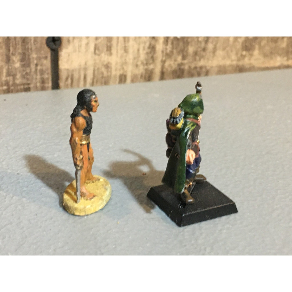 A24865 UNBRANDED METAL TABLETOP OLD OOP D&D FANTASY WARRIOR ARCHER MINIATURES