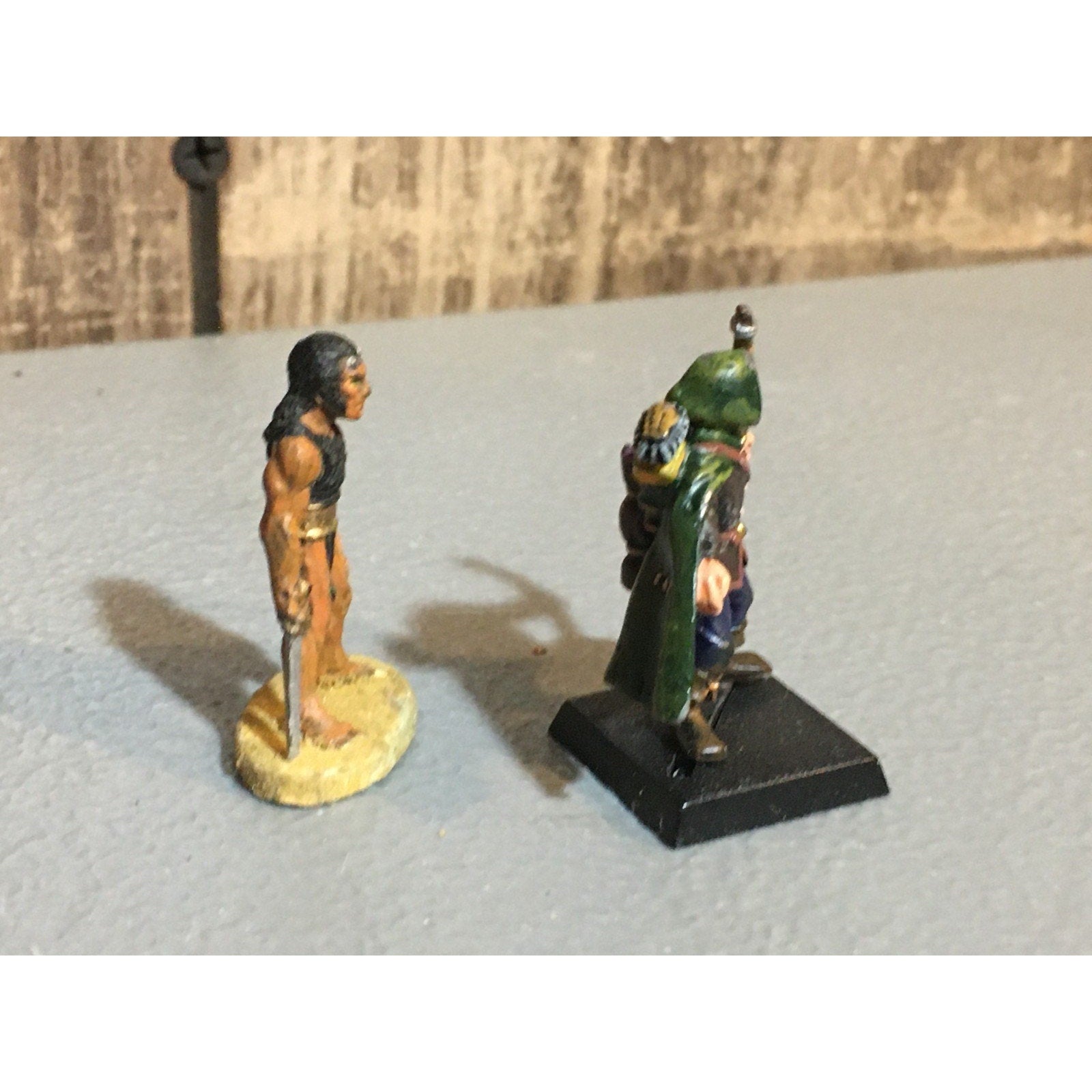 A24865 UNBRANDED METAL TABLETOP OLD OOP D&D FANTASY WARRIOR ARCHER MINIATURES