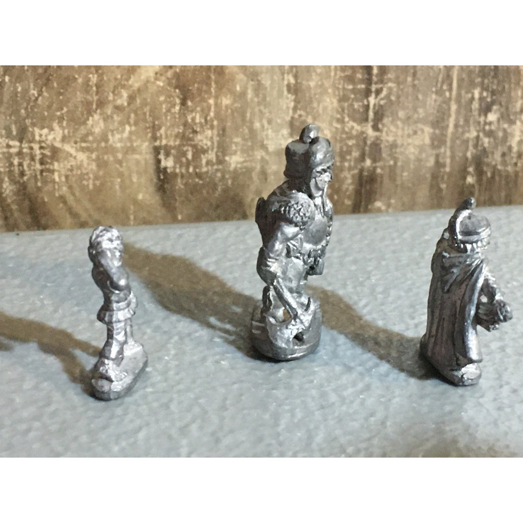 A32072 RAL PARTHA METAL LOT UNKNOWN MINIATURES HALFLING ARCHER SLINGER & DWARF