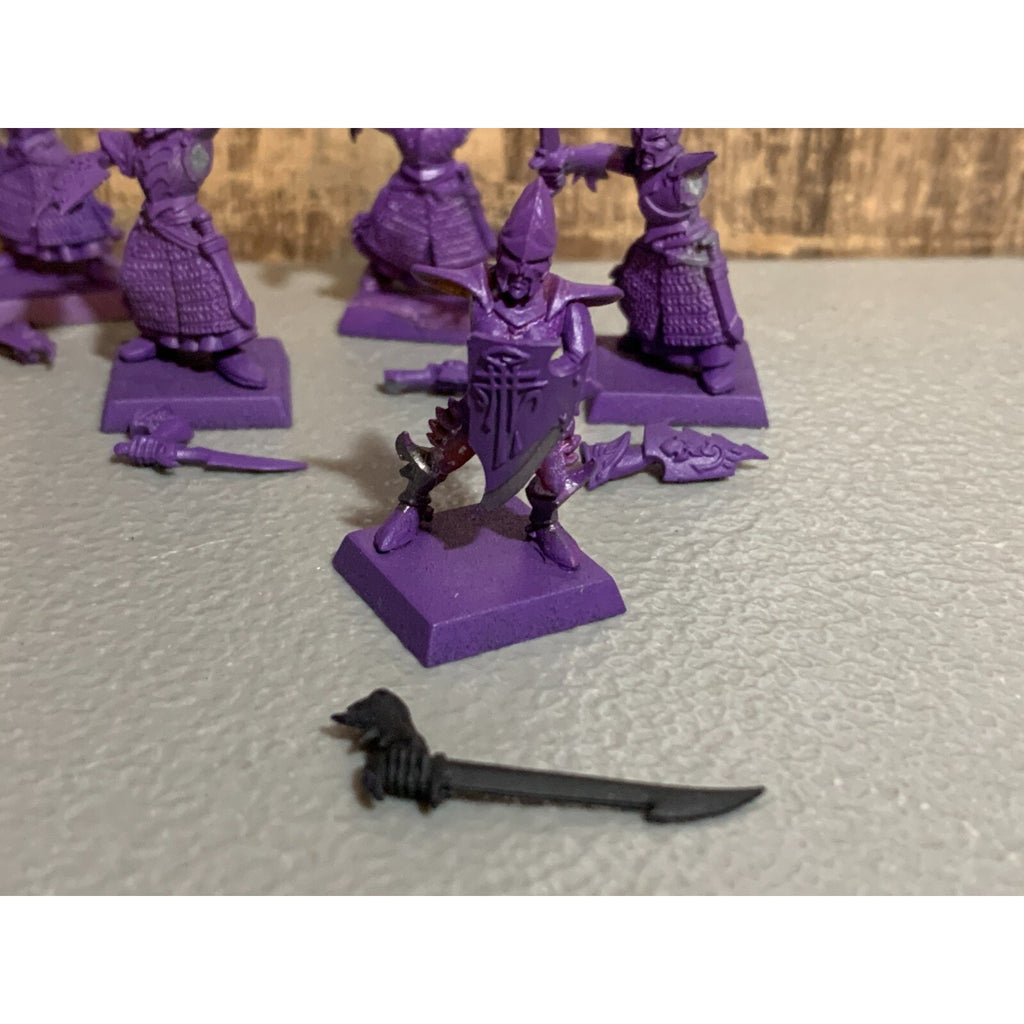 A16907 WARHAMMER AOS FANTASY DARK ELVES WARRIORS 9 PACK GW GAMES WORKSHOP