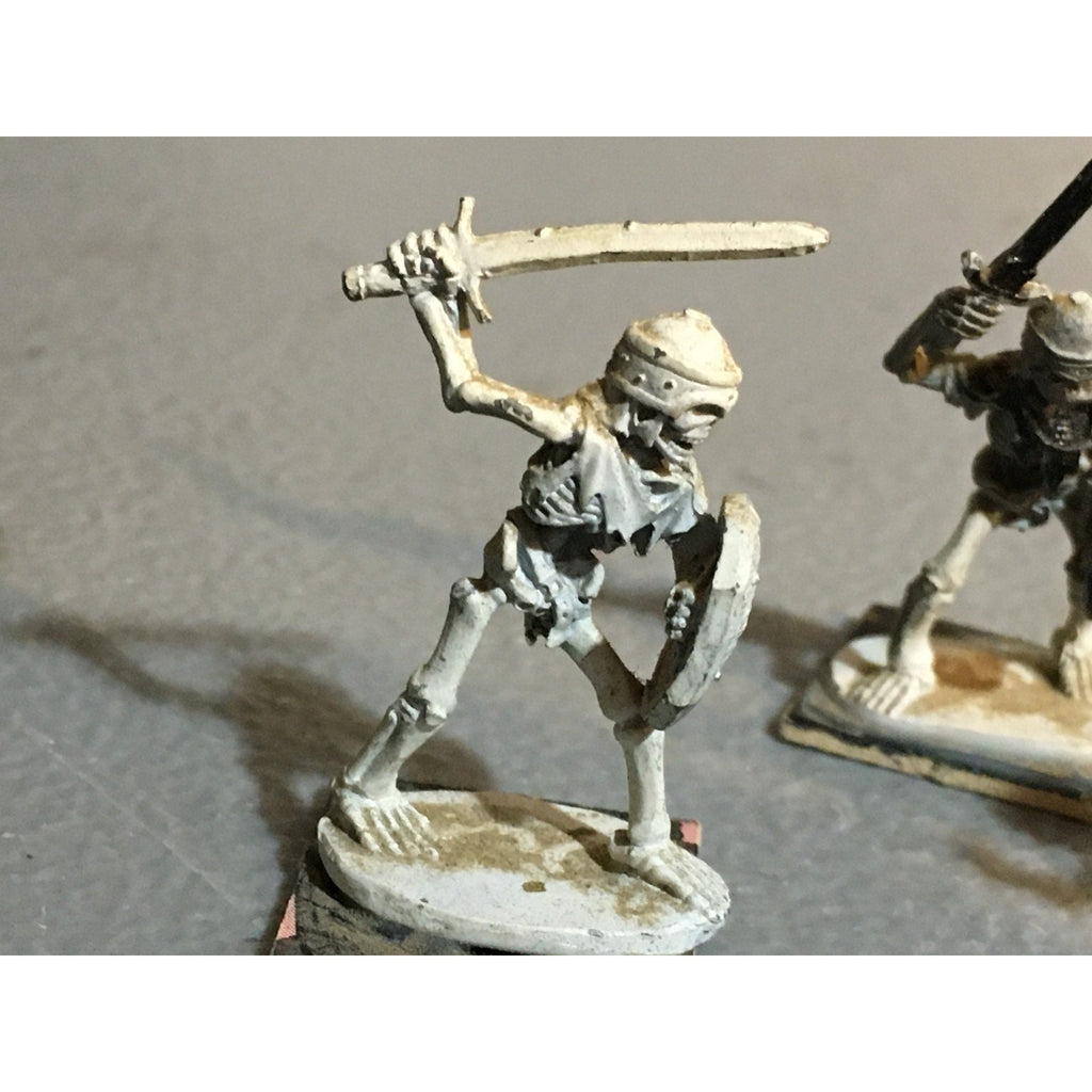 A32375 RAL PARTHA METAL MINIATURES SKELETON WARRIOR 3 PK TABLETOP WAR GAMES