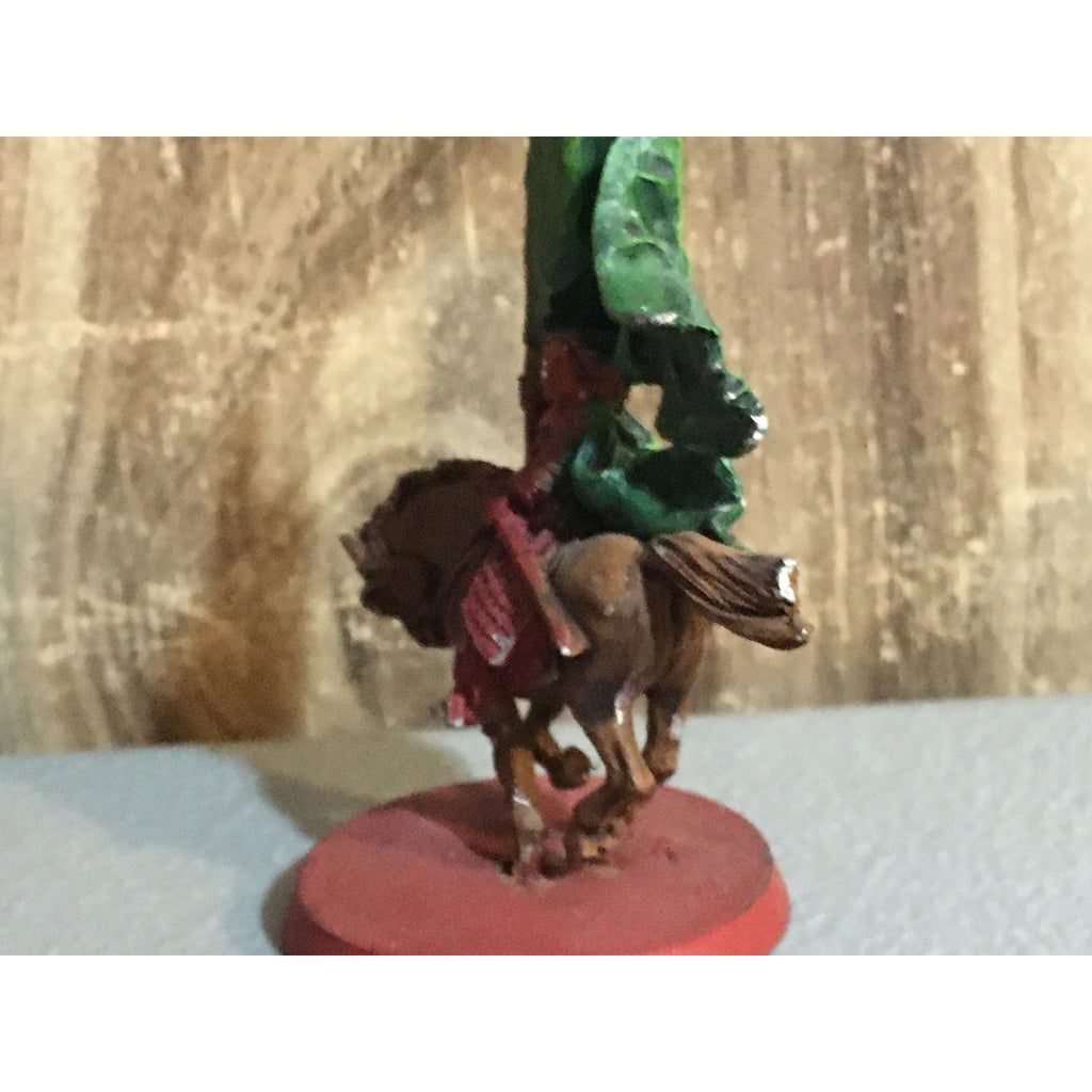 A30091 LOTR LORD OF THE RINGS GAMES WORKSHOP METAL ROHAN GAMLING W ROYAL BANNER