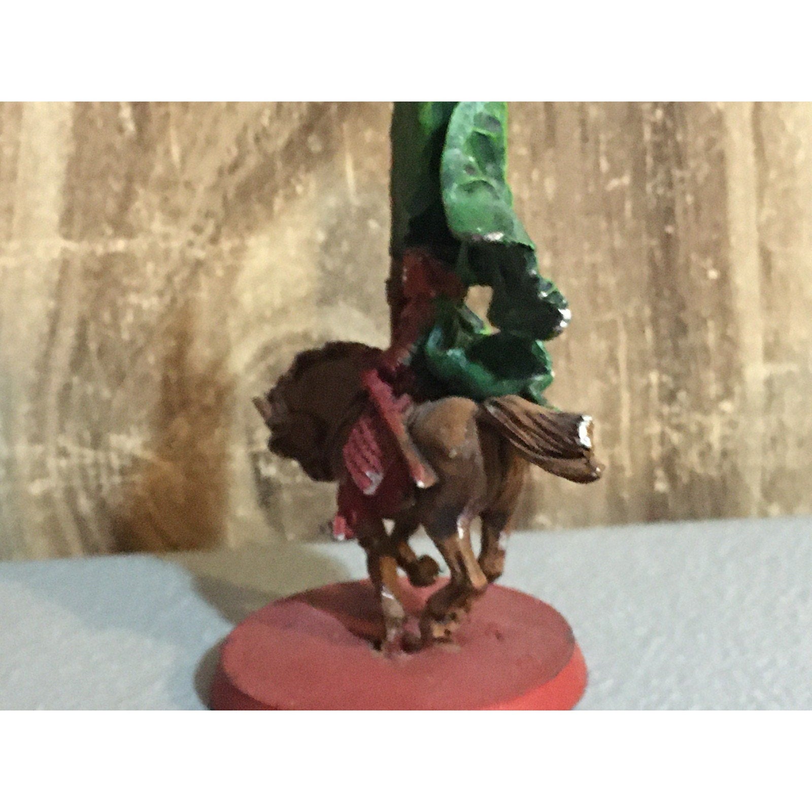 A30091 LOTR LORD OF THE RINGS GAMES WORKSHOP METAL ROHAN GAMLING W ROYAL BANNER