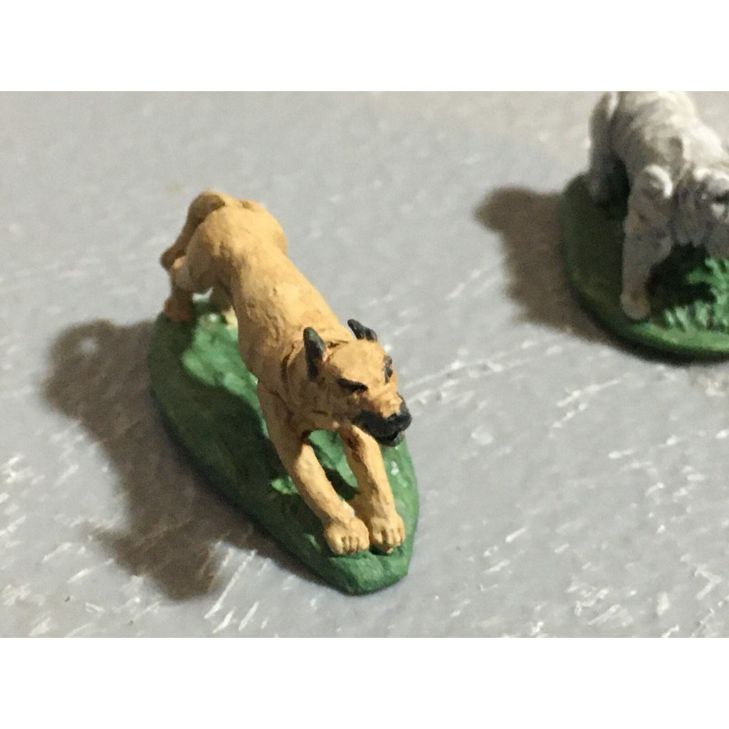 A10109 CITADEL PRE SLOTTA METAL RARE OOP PAINTED DOGS PETS