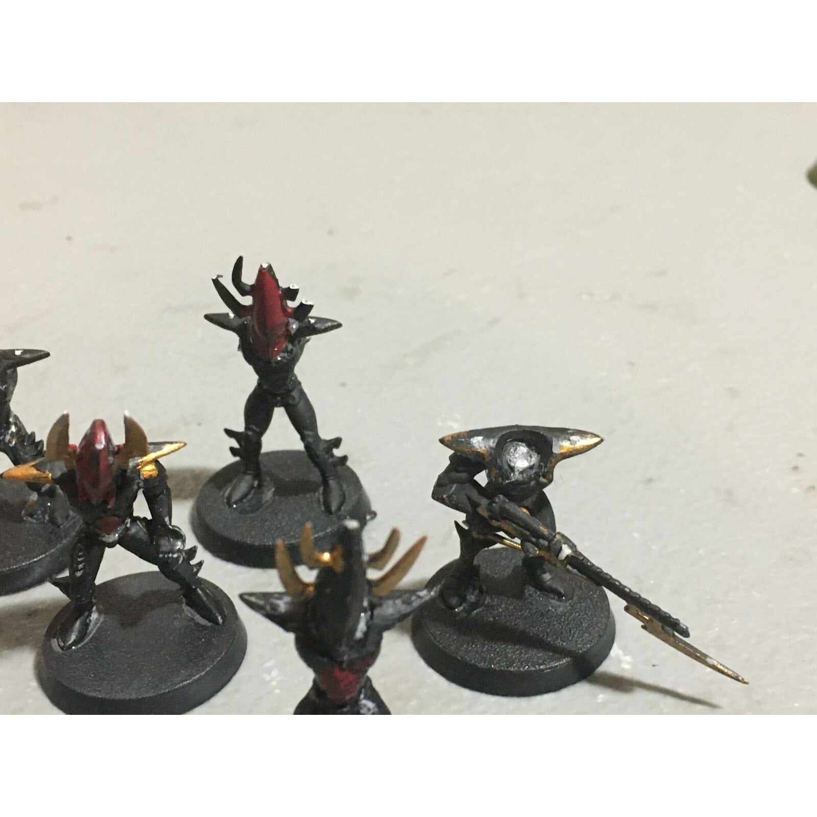 A20398 WARHAMMER 40K DRUKHARI DARK ELDAR INCOMPLETE KABALITE WARRIORS JETBIKE