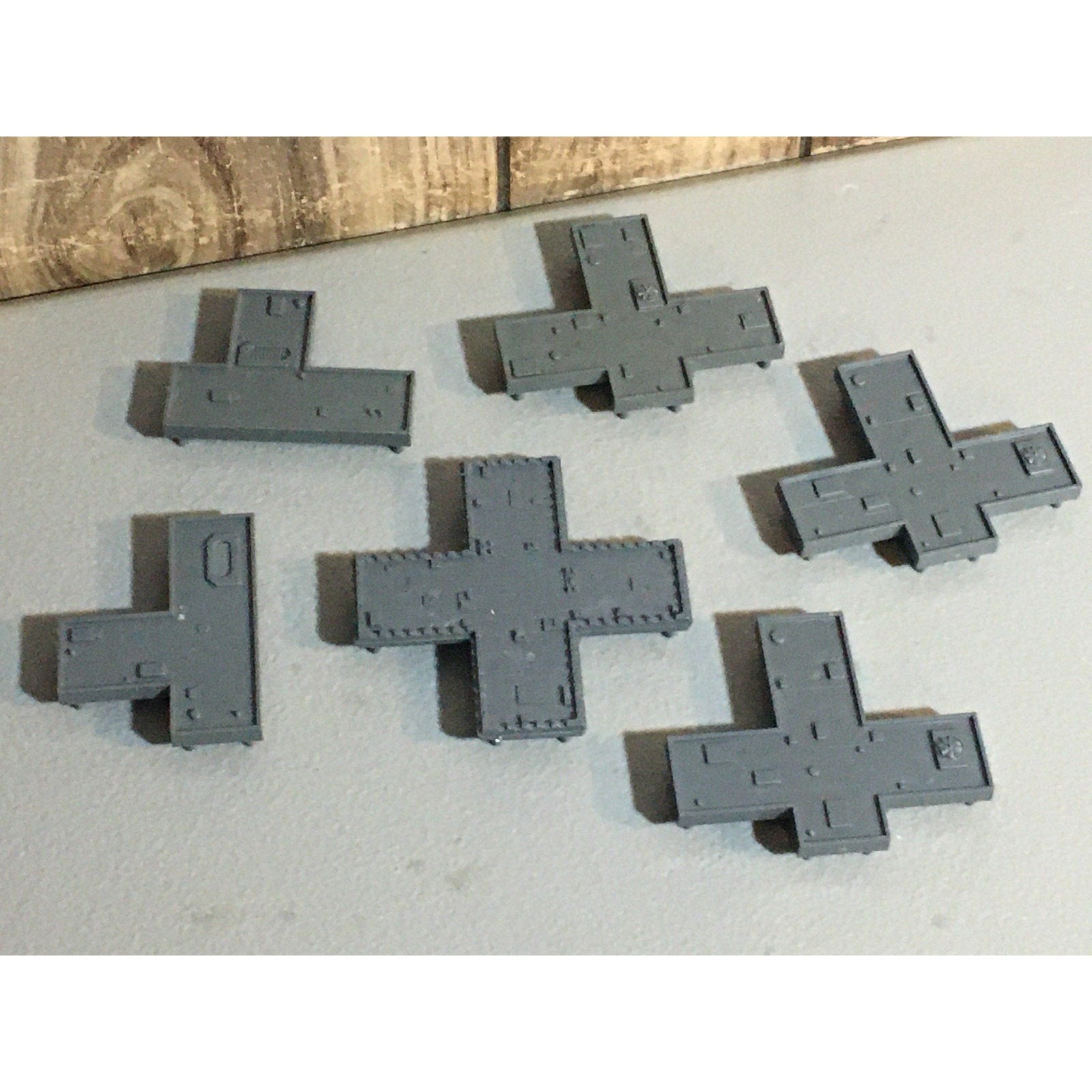 A31681 WARHAMMER EPIC 40K TERRAIN BUILDINGS PLASTIC ROOF TOPS 6 PK GW