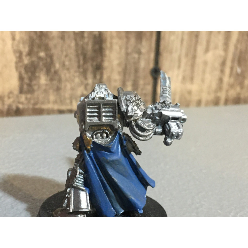 A29899 WARHAMMER 40K GREY KNIGHTS FINECAST KALDOR DRAIGO NO BANNER CUSTOM SWORD