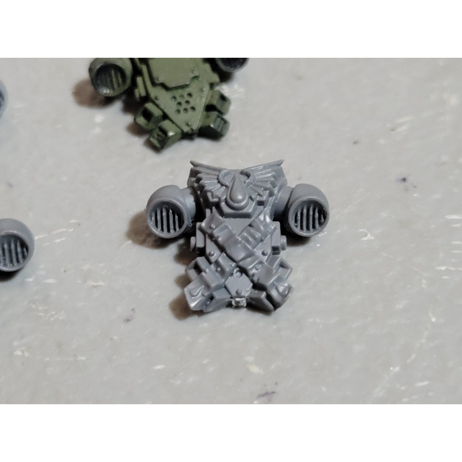 A19069 WARHAMMER 40K SPACE MARINES BLOOD ANGELS BACKPACK 11 PK BITS LOT