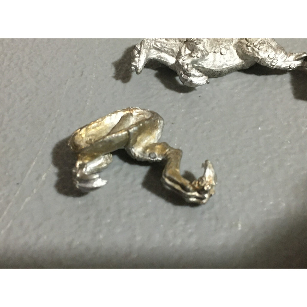 A20382 WARHAMMER FANTASY DARK ELVES METAL COLD ONE 2 PK INCOMPLETE