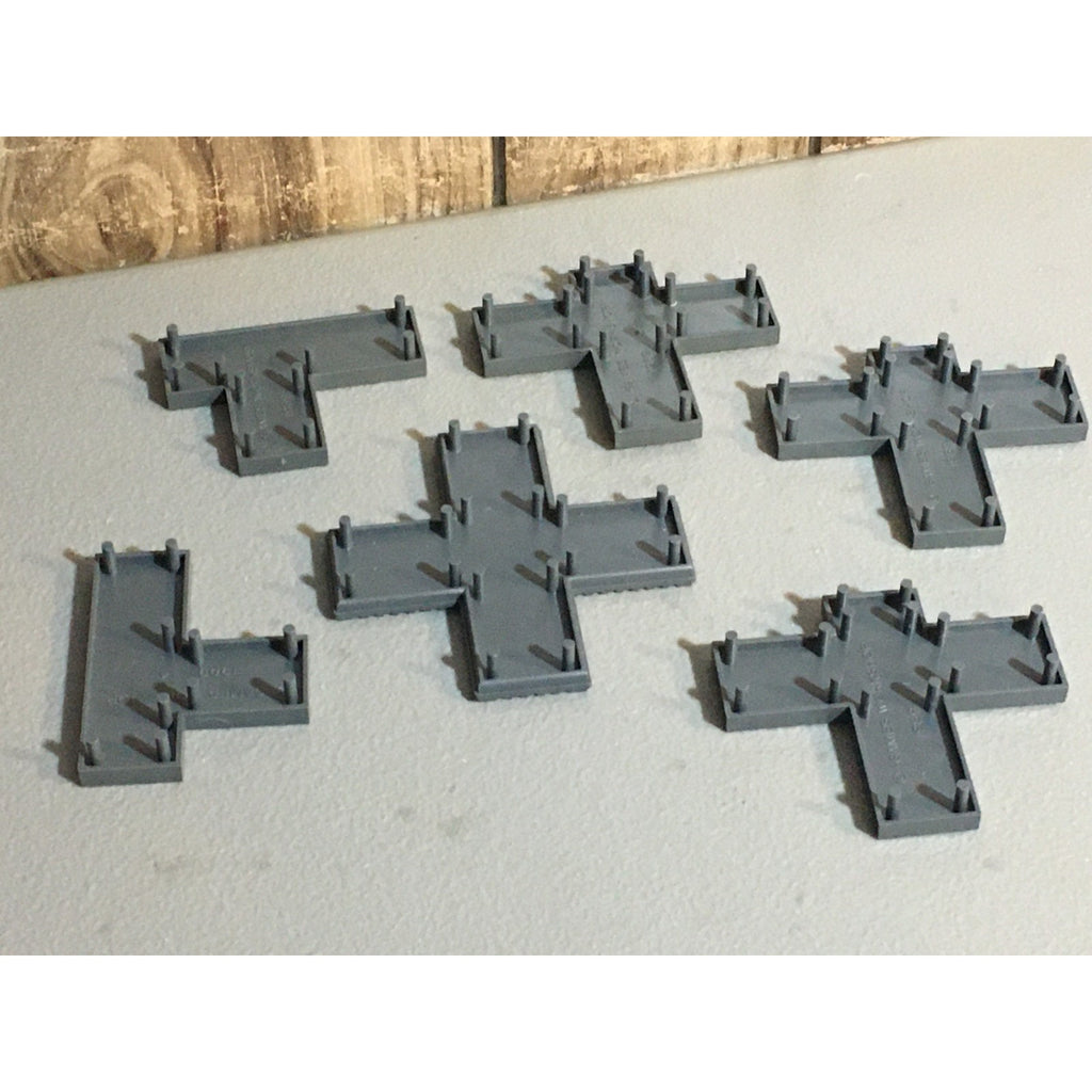 A31681 WARHAMMER EPIC 40K TERRAIN BUILDINGS PLASTIC ROOF TOPS 6 PK GW