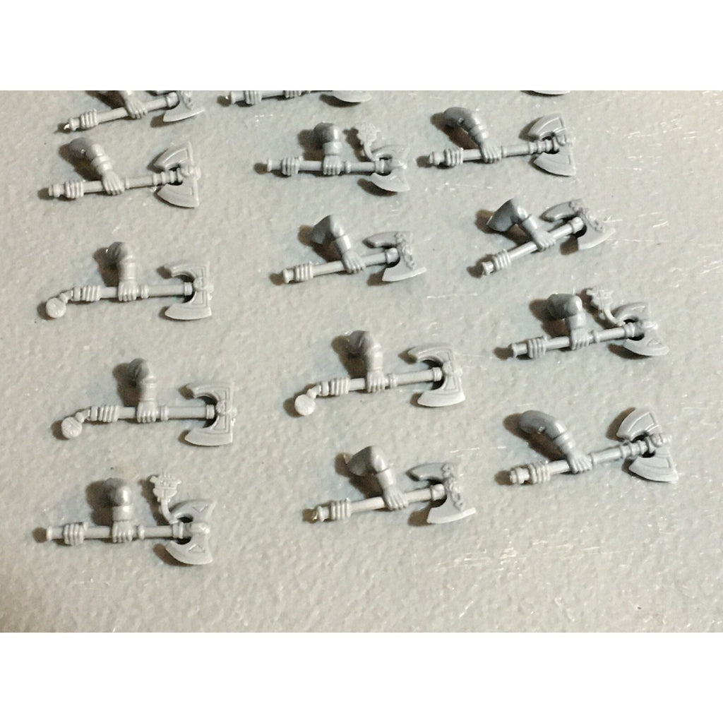 A23399 WARHAMMER FANTASY DWARFS BITS LOT WARRIORS ARMS GAMES WORKSHOP GW