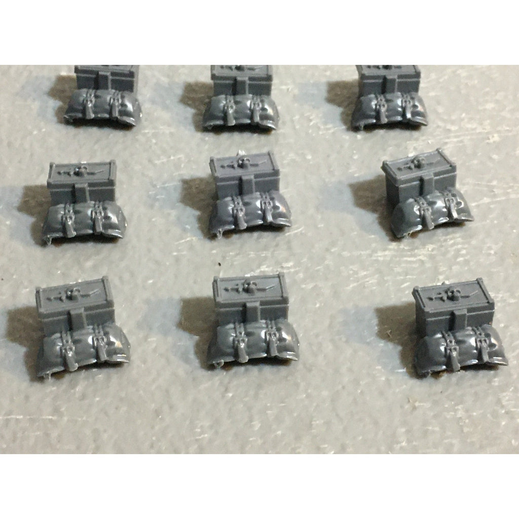 A29401 WARHAMMER 40K SPACE MARINES DARK ANGELS RAVENWING BIKE SADDLEBAG BITS LOT