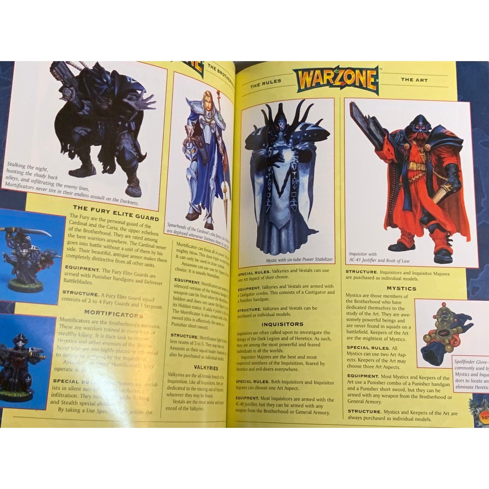 A31654 WARZONE MUTANT CH HHG ARMY BOOK PLAYED FAST AND FURIOUS MINIATURES BATTLE