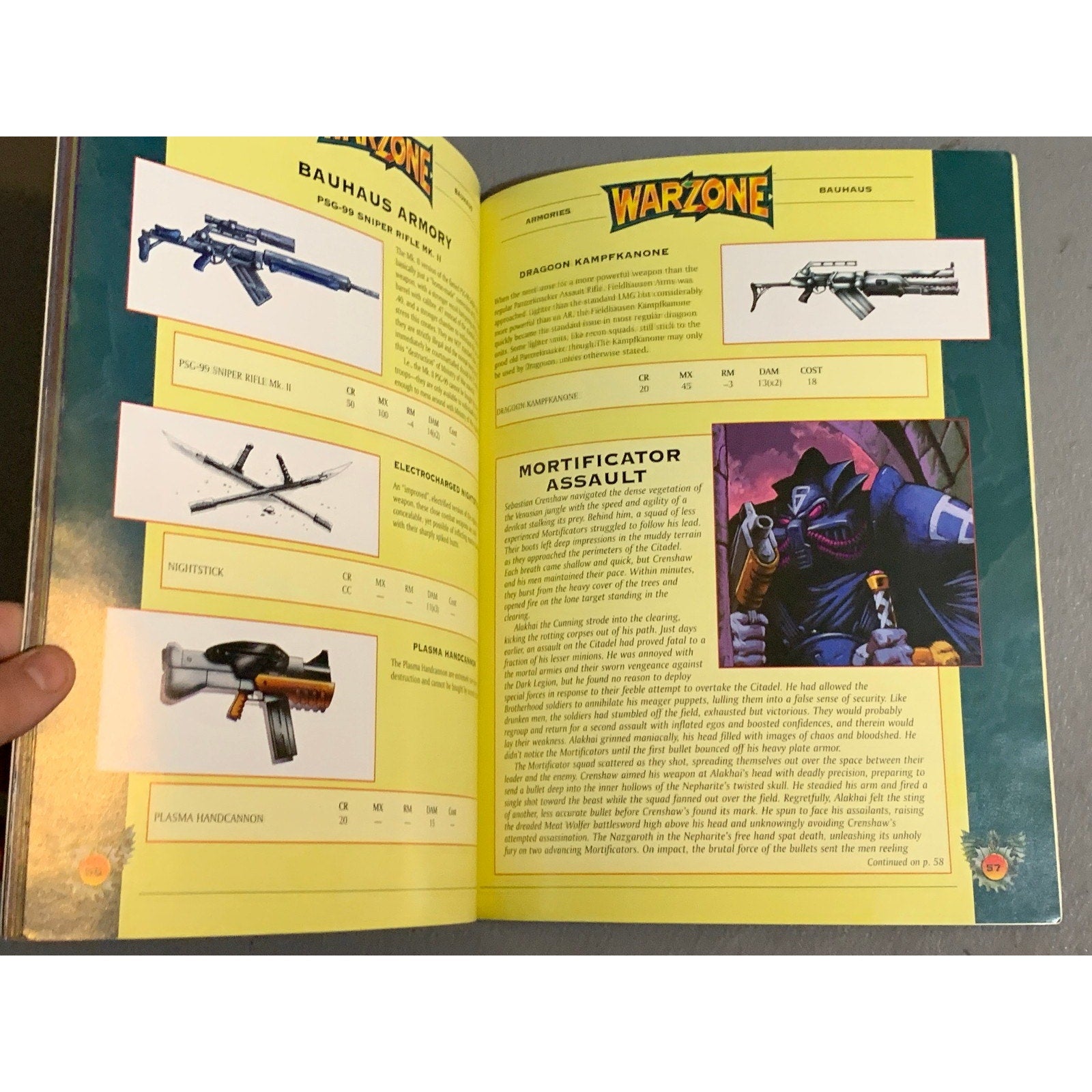 A31651 WARZONE MUTANT CHRON HHG ARMY BOOK PLAYED COMPENDIUM VOL. 1 DAWN OF WAR