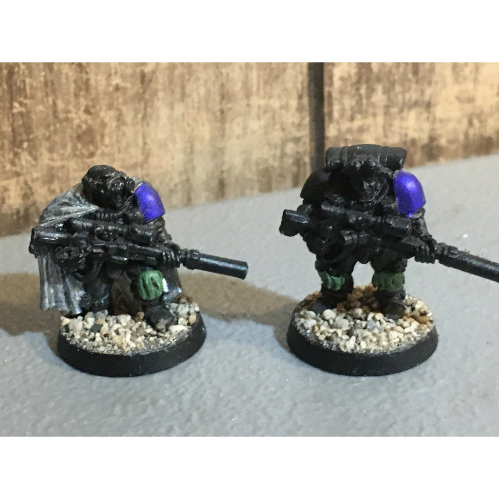 A33808 WARHAMMER 40K SPACE MARINES METAL SCOUT SNIPER 2 PK GW GAMES WORKSHOP