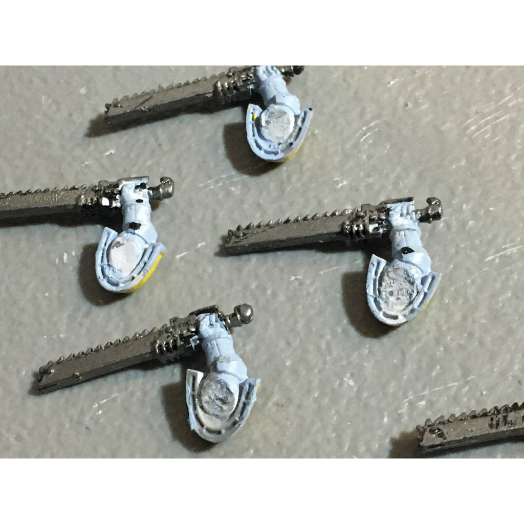 A22985 WARHAMMER 40K SPACE MARINES BITS LOT CHAINSWORD ARMS GW GAMES WORKSHOP