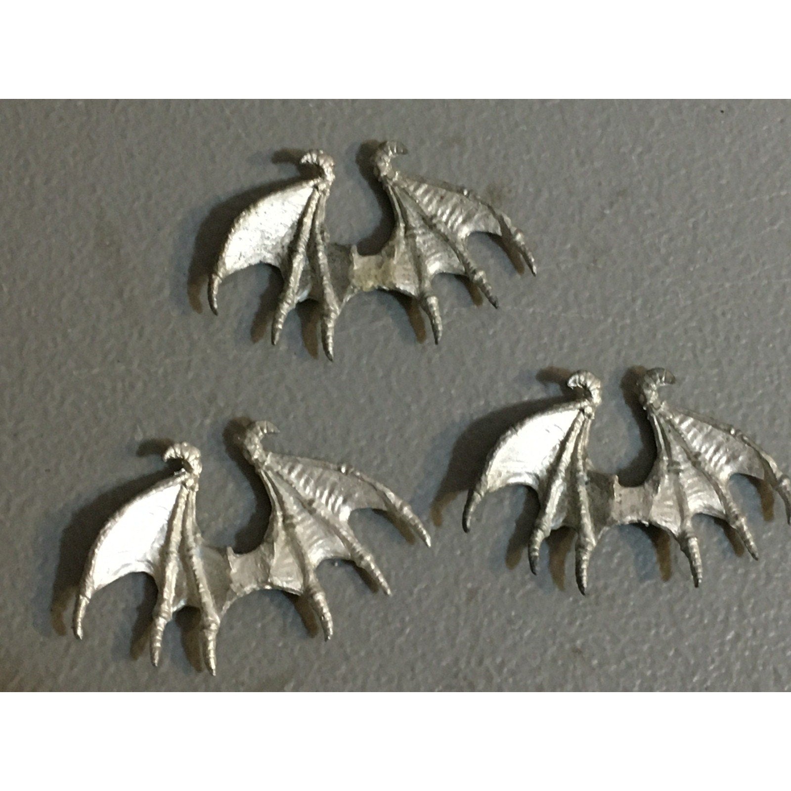 A33852 WARHAMMER 40K TYRANIDS BITS LOT METAL GARGOYLE WINGS 3 PK GW