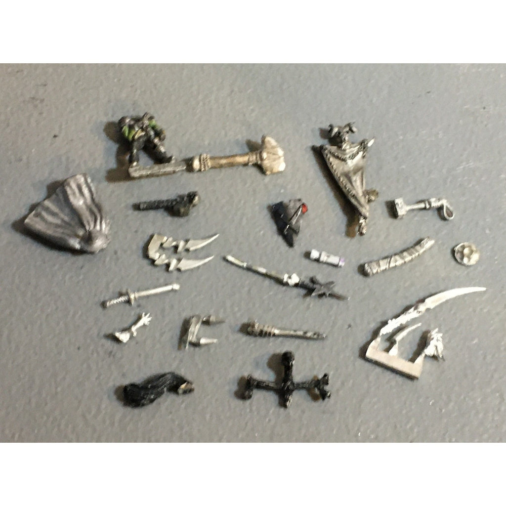 A32542 UNKNOWN MINIATURES ALL METAL BITS & INCOMPLETE LOT FANTASY