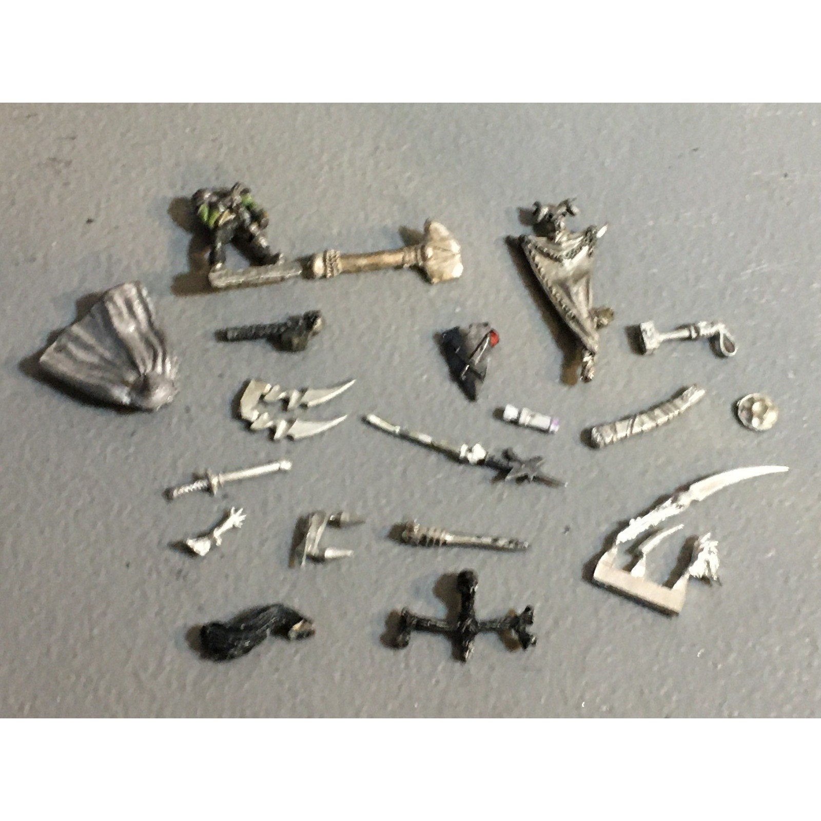 A32542 UNKNOWN MINIATURES ALL METAL BITS & INCOMPLETE LOT FANTASY