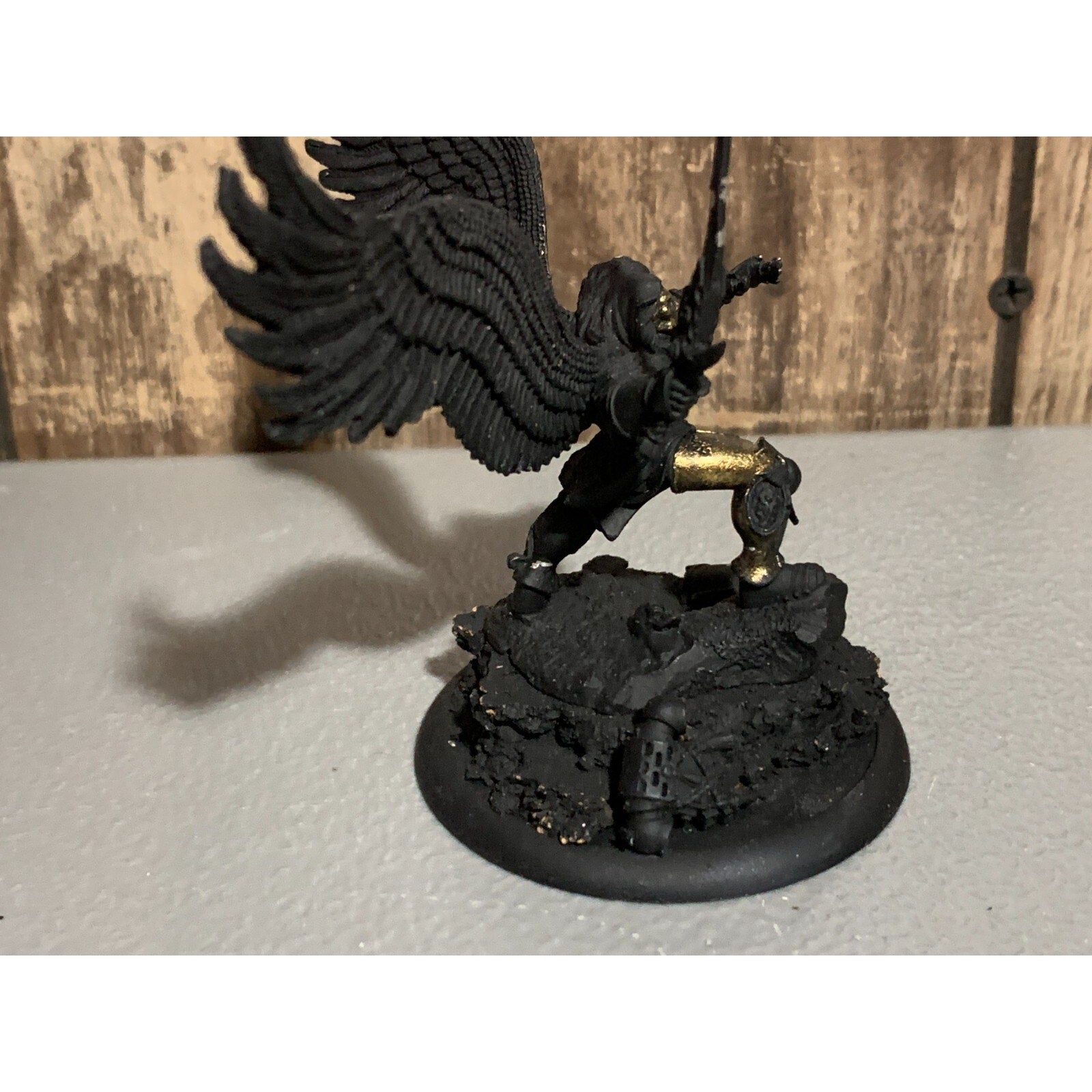 A11498 WARGAMES FANTASY FUTURISTIC METAL MINIATURE WINGED ANGEL HQ LORD