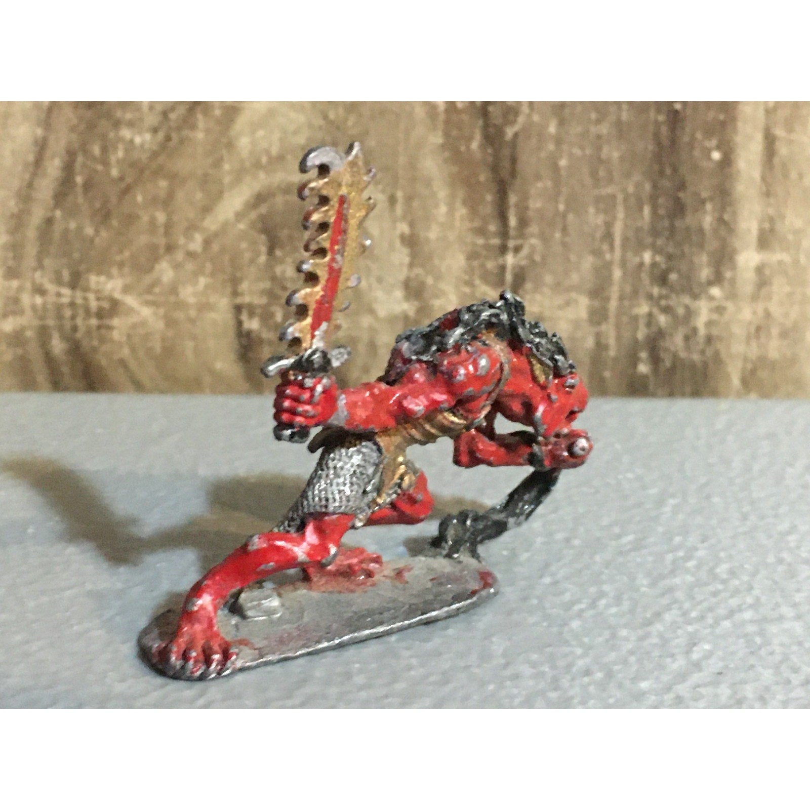 A29773 RAL PARTHA METAL ARMORED BALROG NO WINGS TABLETOP FANTASY WARGAMES