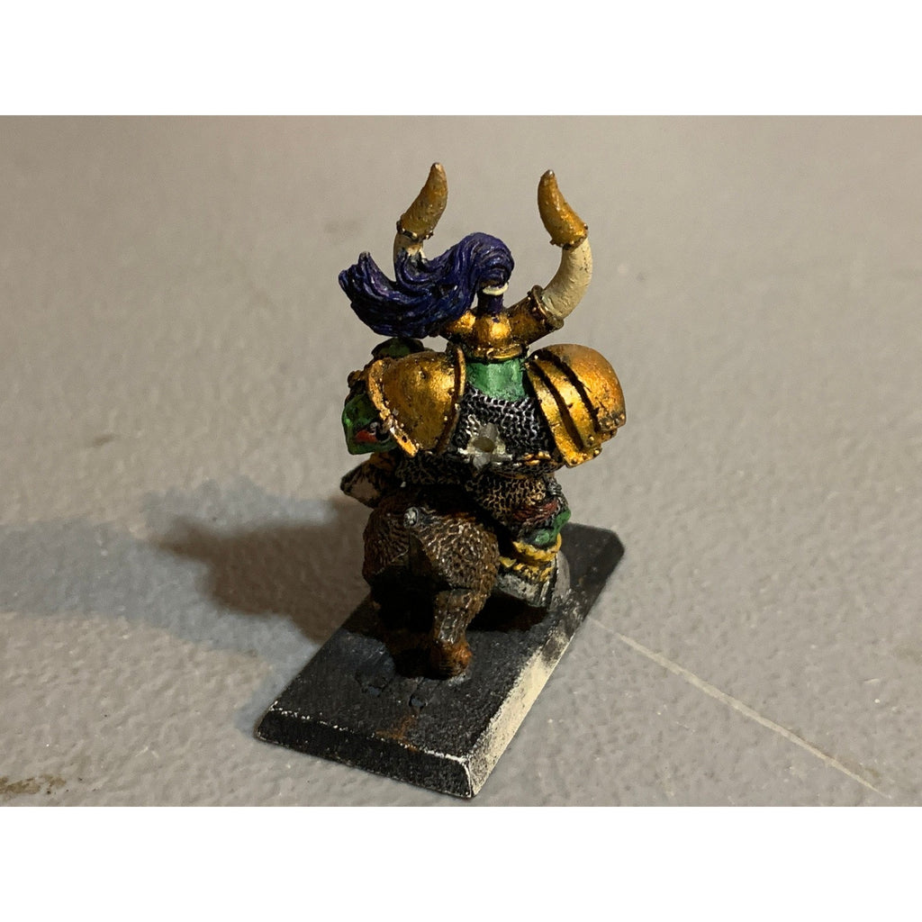 A31240 WARHAMMER FANTASY AOS METAL ORCS & GOBLINS ORC WARBOSS ON BOAR INCOMPLETE