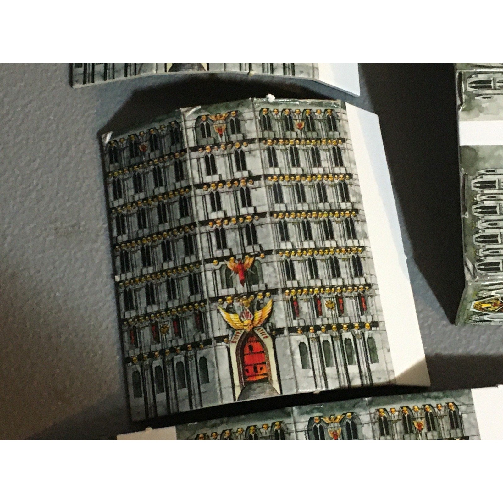 A31678 WARHAMMER EPIC 40K TERRAIN BUILDINGS PLASTIC & CARDSTOCK 4 PK
