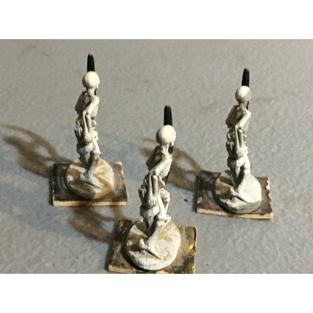 A32374 RAL PARTHA METAL MINIATURES SKELETON ARCHER 3 PK TABLETOP WAR GAMES