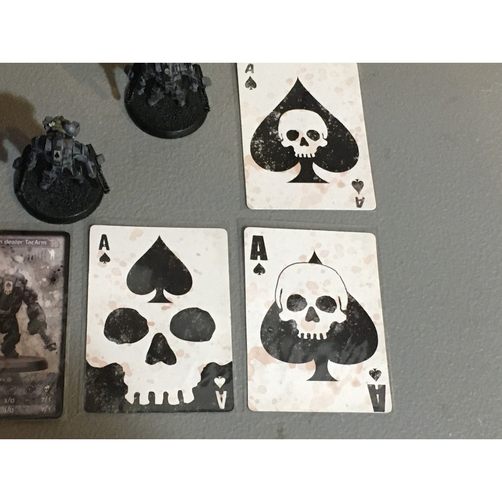A33511 RACKHAM AT-43 UNA DEATH DEALER TACARM 3 PK MINIATURES W CARDS