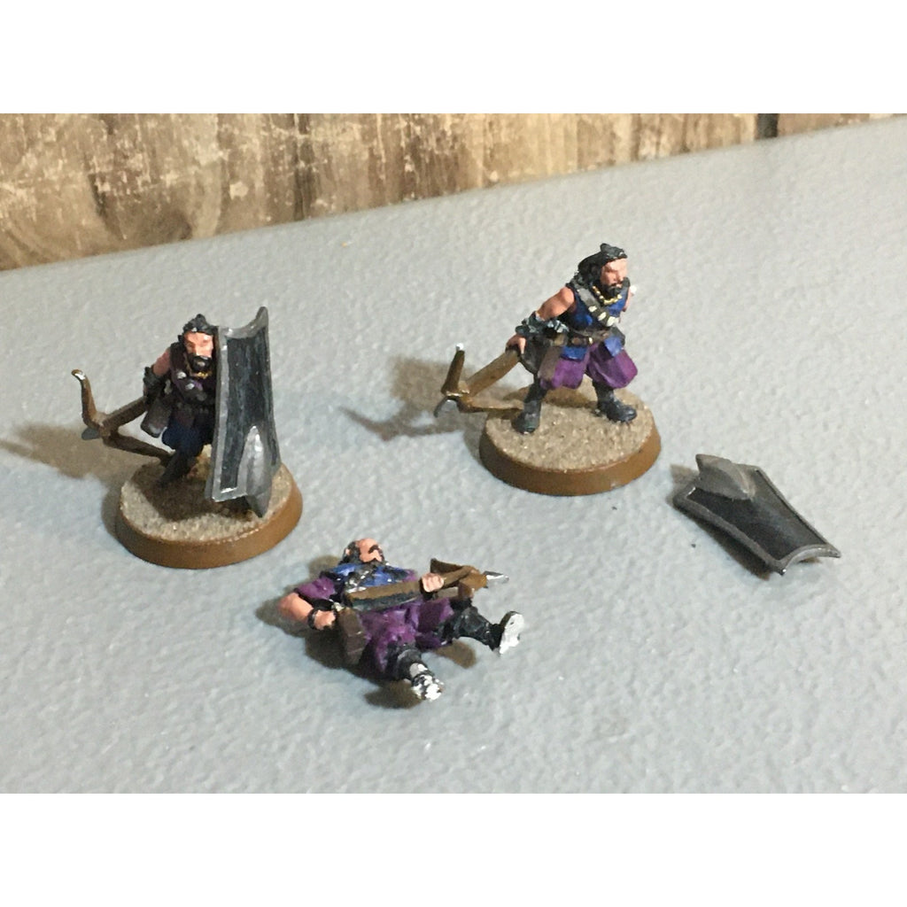 A30394 LOTR LORD OF RINGS GAMES WORKSHOP METAL CORSAIR ARBALESTERS MISS 1 SHIELD