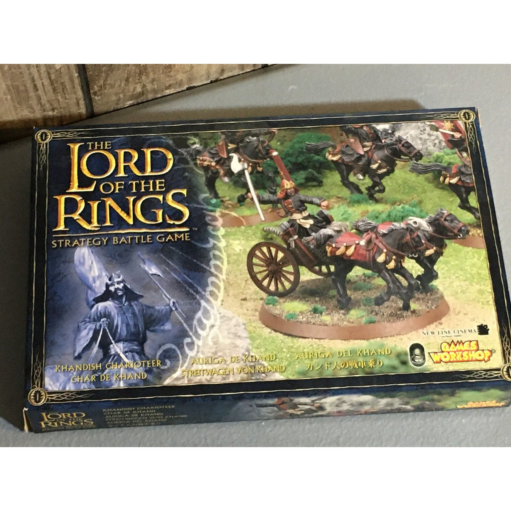 A31287 LOTR LORD OF THE RINGS GW GAMES WORKSHOP KHANDISH CHARIOTEER NIB