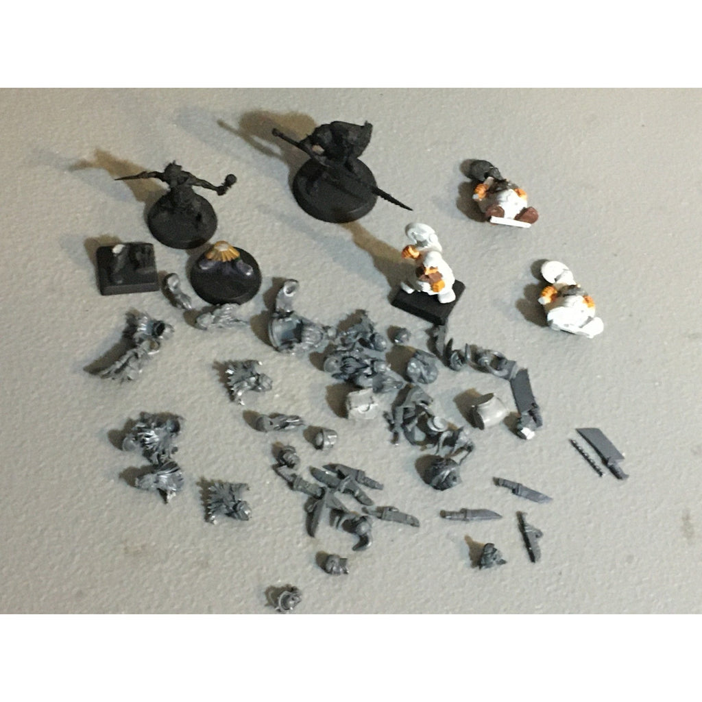 A31481 WARHAMMER FANTASY AOS MIXED INCOMPLETE & BITS LOT ORRUK DWARF CHAOS GW