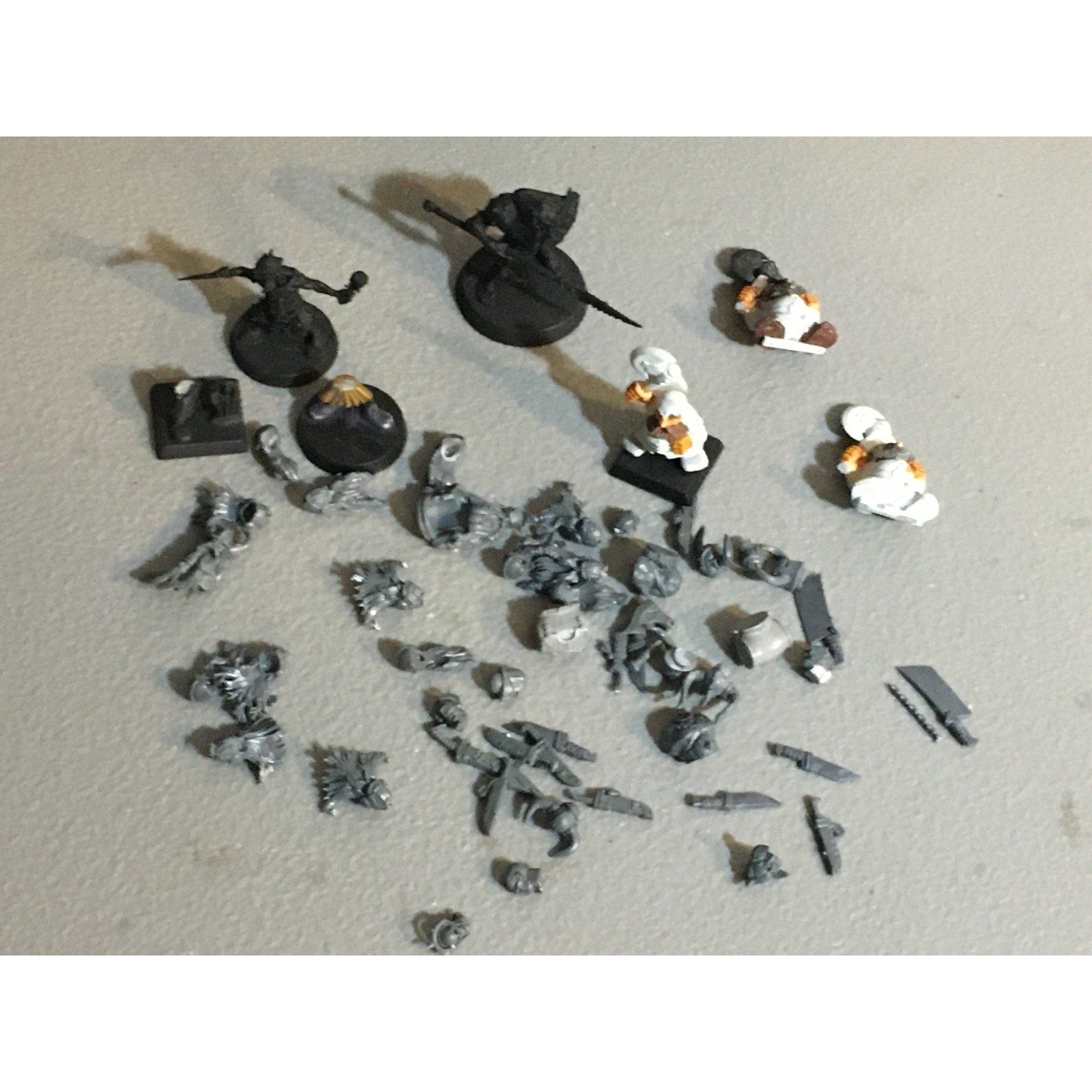A31481 WARHAMMER FANTASY AOS MIXED INCOMPLETE & BITS LOT ORRUK DWARF CHAOS GW