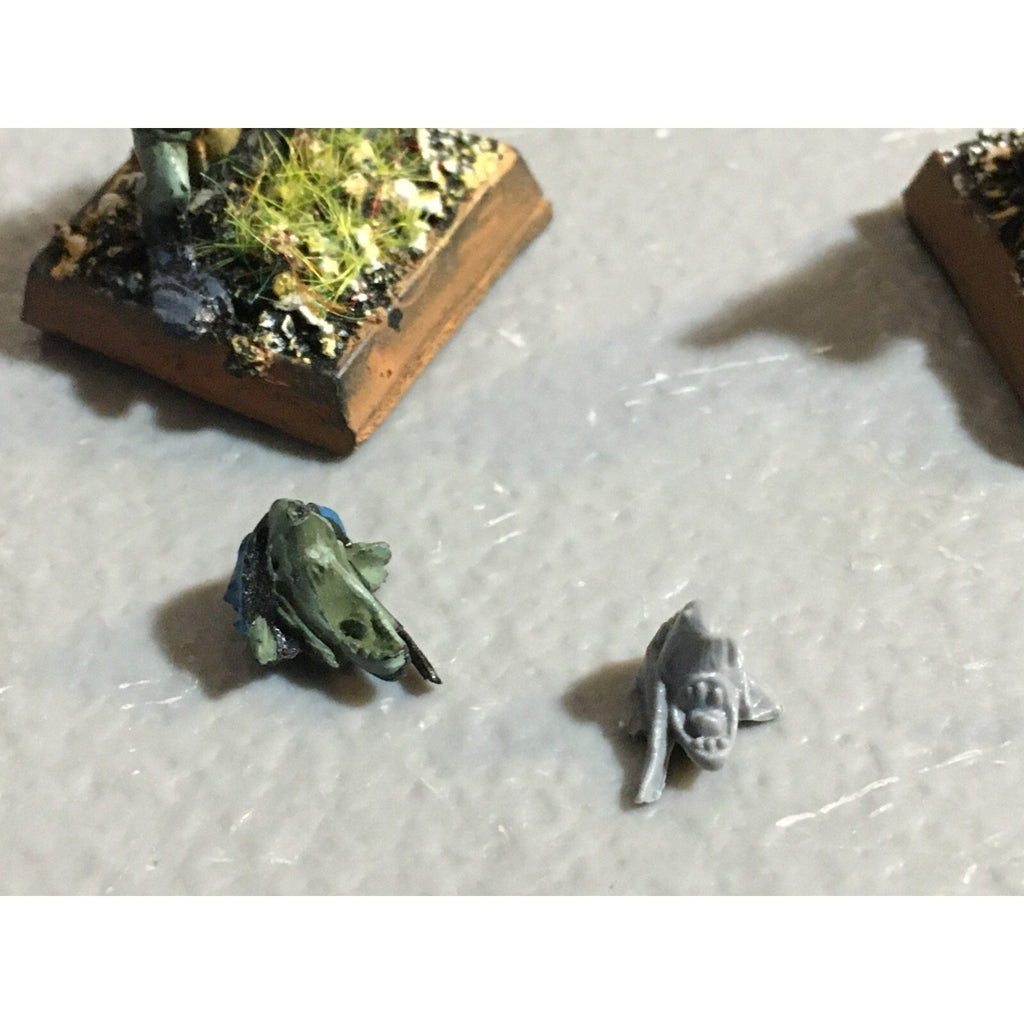 A23405 WARHAMMER FANTASY OGRE KINGDOMS LOT GNOBLARS + EXTRA HEADS GW