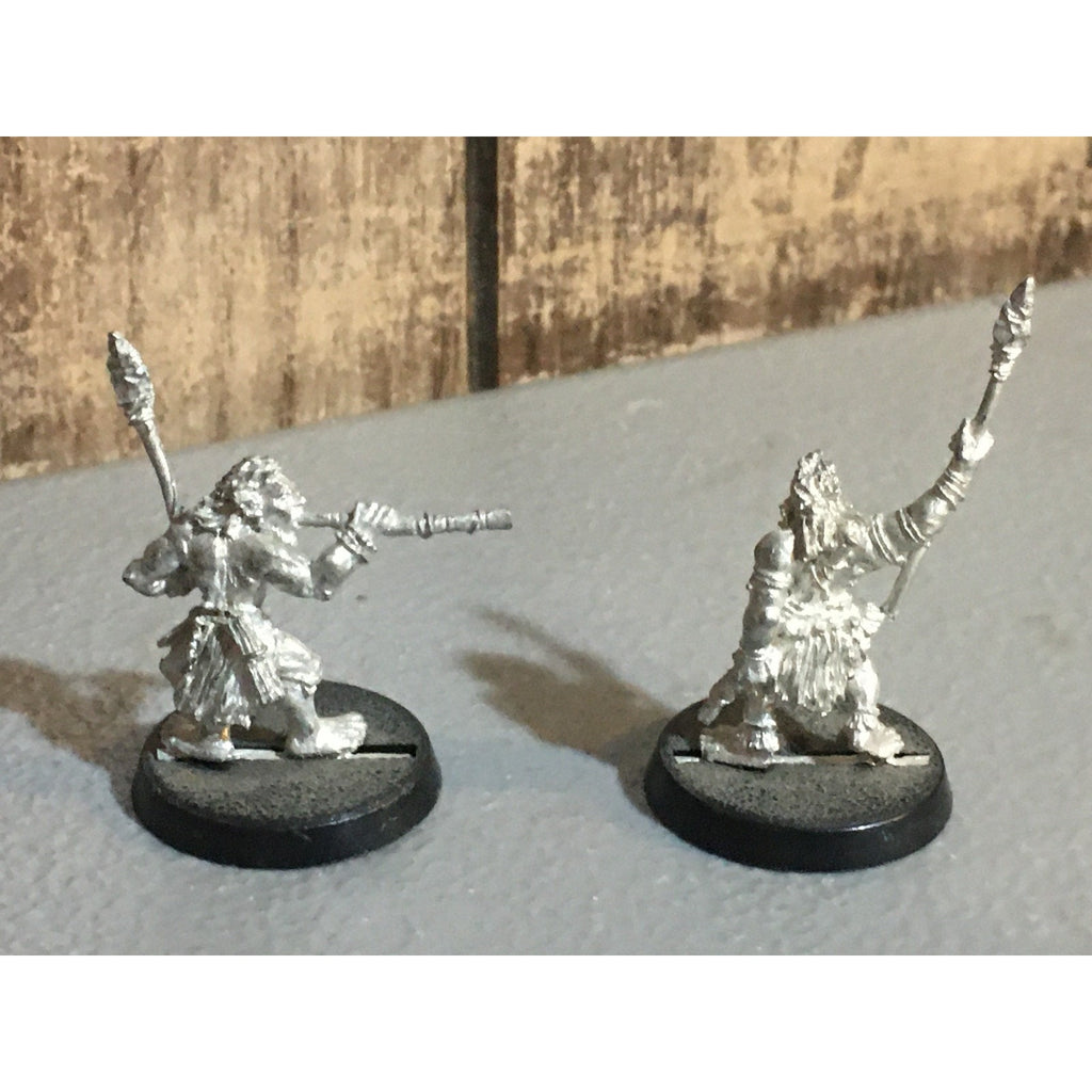 A30351 LOTR LORD OF THE RINGS GW GAMES WORKSHOP METAL 2 PK WILDMEN OF DRUADAN
