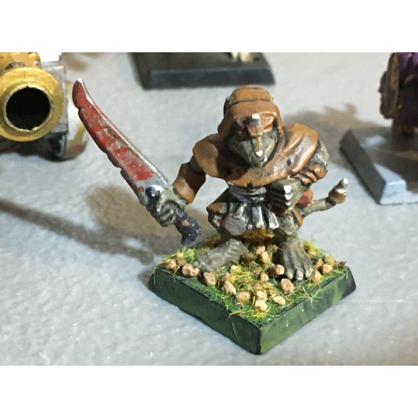 A32513 WARHAMMER FANTASY MIXED LOT LIZARDMEN SAURUS SKAVEN DWARF CANNON GW