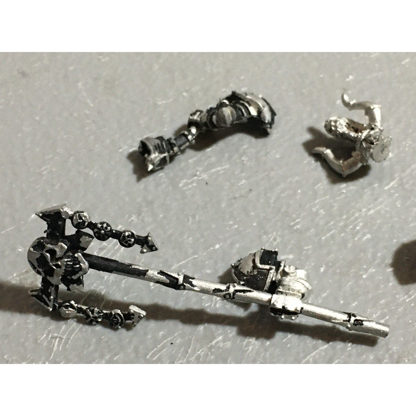A22371 WARHAMMER FANTASY WARRIORS CHAOS MORTALS METAL BITS LOT REGIMENT COMMAND