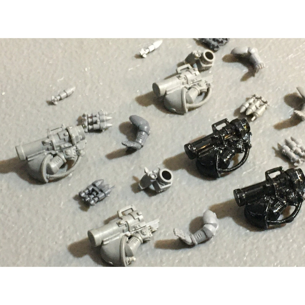 A23087 WARHAMMER 40K SPACE MARINES BITS LOT MISSILE LAUNCHERS GAMES WORKSHOP GW