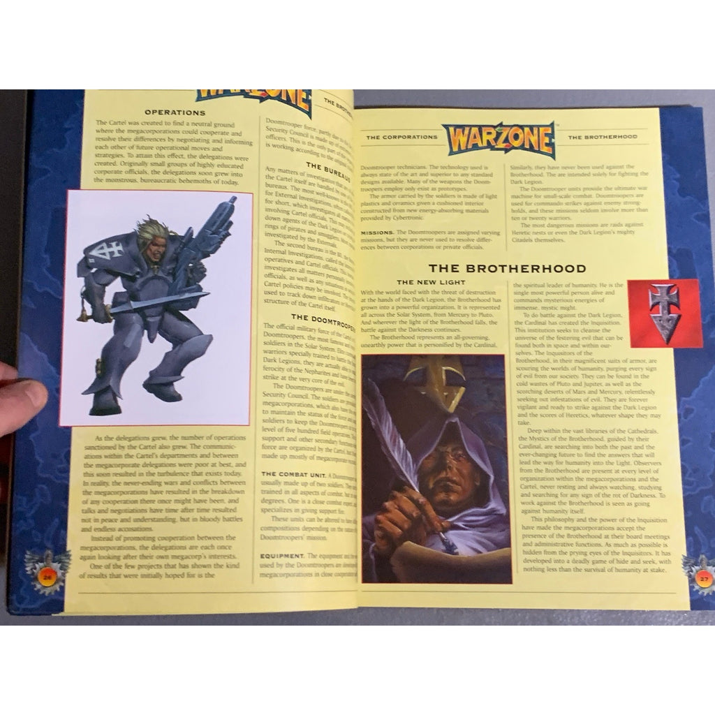 A31654 WARZONE MUTANT CH HHG ARMY BOOK PLAYED FAST AND FURIOUS MINIATURES BATTLE