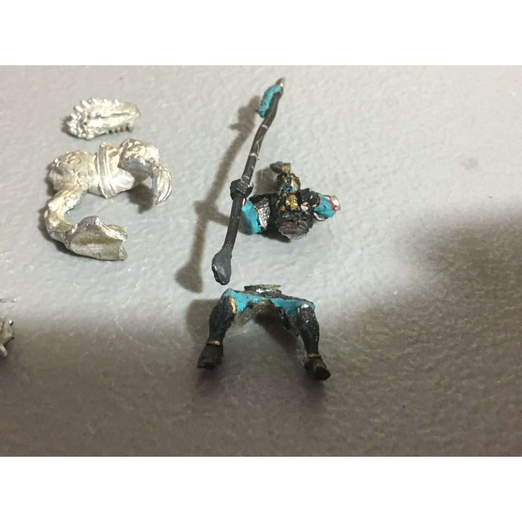 A20377 WARHAMMER FANTASY DARK ELVES METAL COLD ONE KNIGHT NO SHIELD