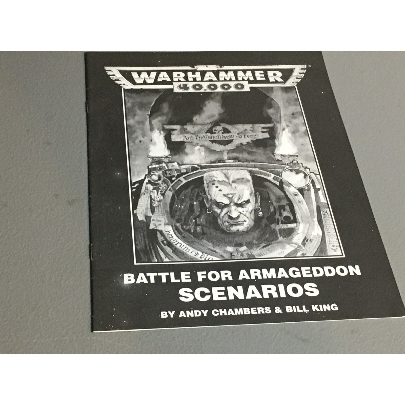 BOOK GAMES WORKSHOP WARHAMMER 40K BATTLE FOR ARMAGEDDON SCENARIOS 2ND ED SB USED